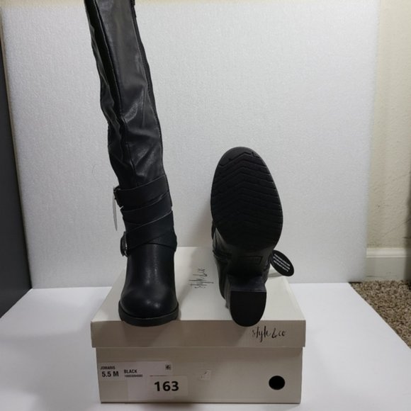 Style & CO Women Jomaris Leather Boots SIZE-5.5-M COD/163 - Picture 5 of 6